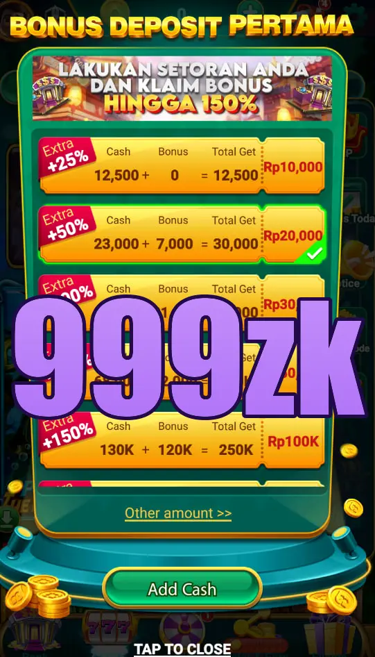 999zk Tangkapan Layar - APK Resmi